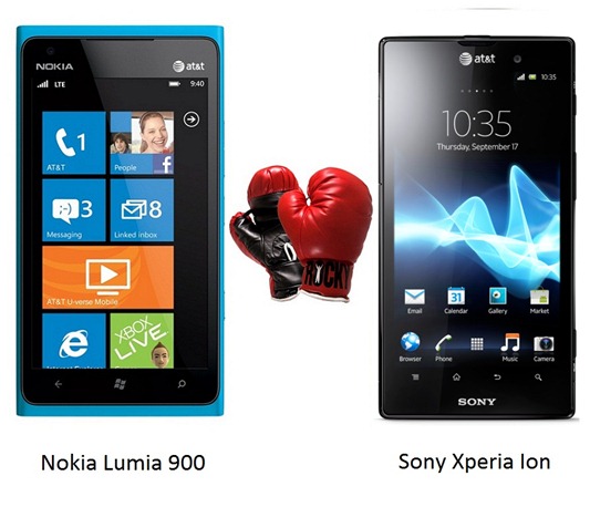 Sony Xperia Ion Vs. Nokia Lumia 900