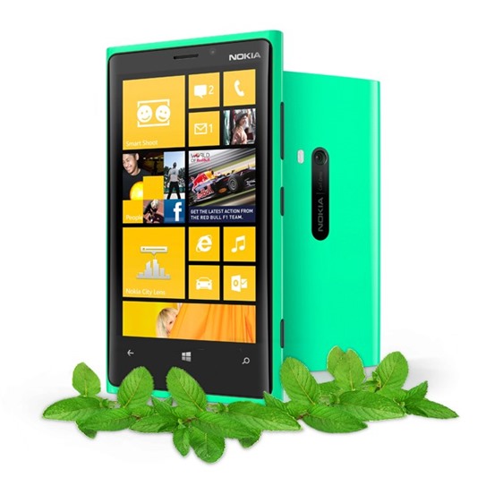 Mint Green Nokia Lumia 920