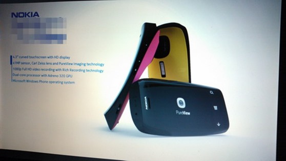 Nokia Lumia PureView's Leaked Slide