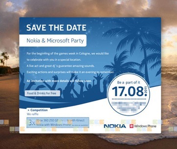 Nokia Sea Ray Launch At August 17th WP7 Event?