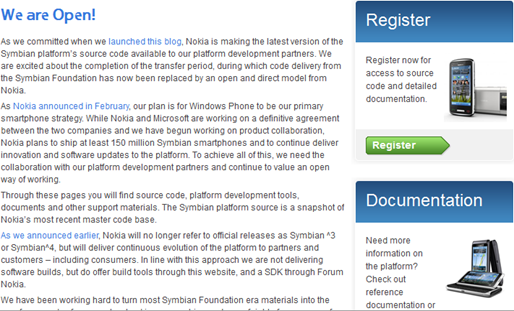 Nokia Symbian Source Code