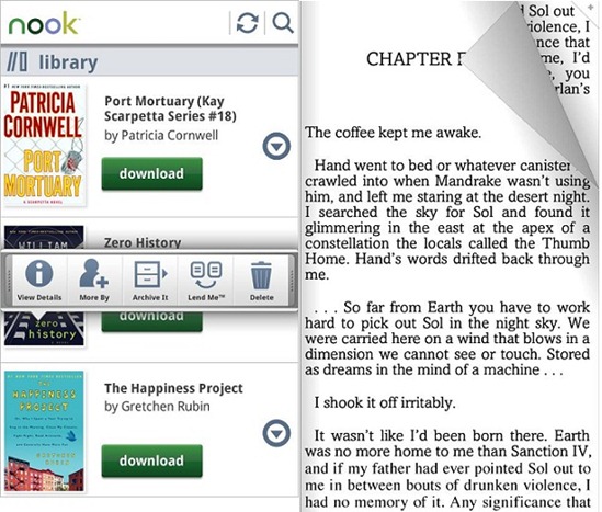 Nook Android App Updated By B&N