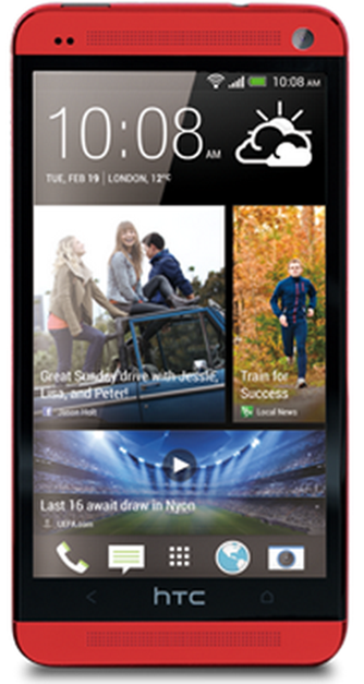 HTC One Red