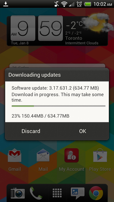 Rogers HTC One X Jelly Bean Update 3.17.631.2
