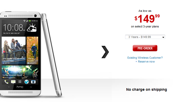 Rogers is now taking pre-order for the HTC One