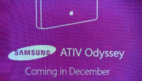Samsung ATIV Odyssey