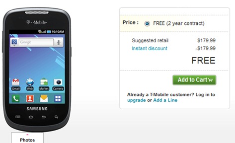Samsung Dart For T-Mobile