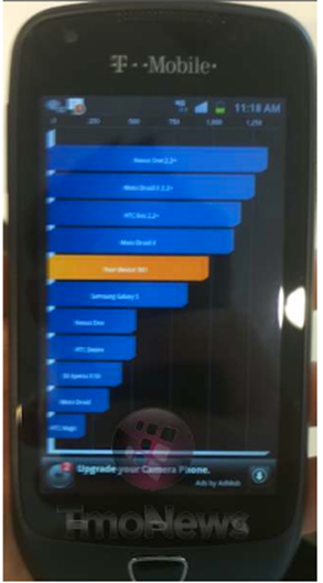 T Mobile's Samsung Exhibit 4G Leaked Image