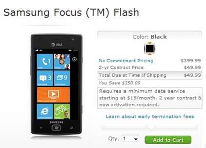 AT&T’s Samsung Flash For $49