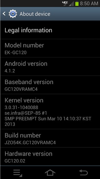 Verizon’s Galaxy Camera Update VRAMC4