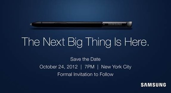 Samsung GALAXY Note II U.S. Launch Confirmed For October 24th