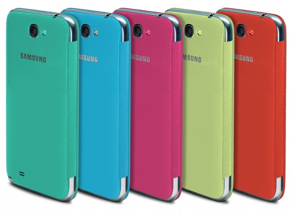 Samsung Galaxy Note II with Flip Covers
