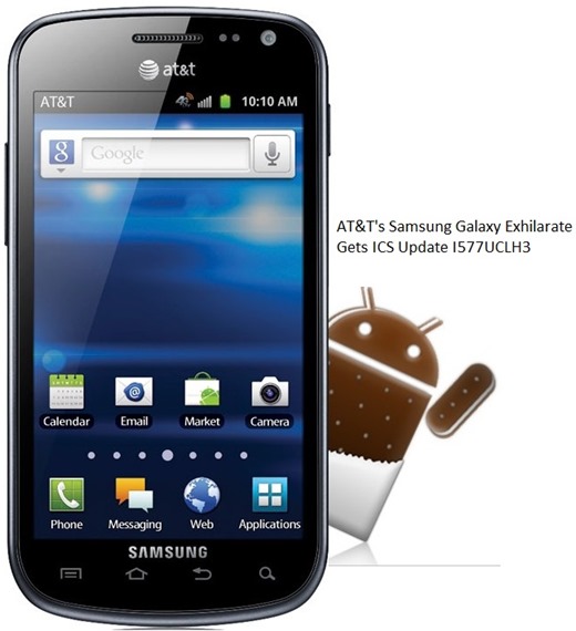 AT&T Samsung Galaxy Exhilarate ICS Update (LH3)
