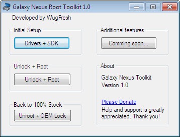 Samsung Galaxy Nexus Root Toolkit