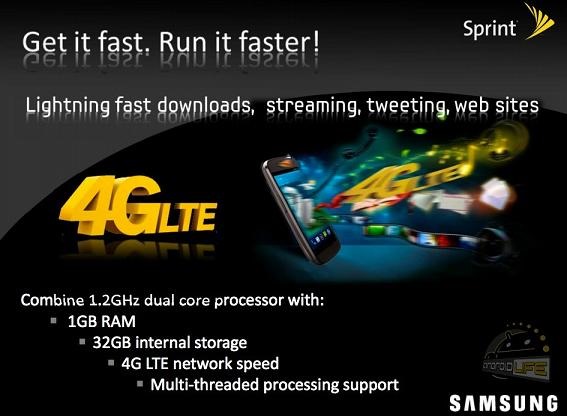 Sprint's Samsung Galaxy Nexus Slides Leak