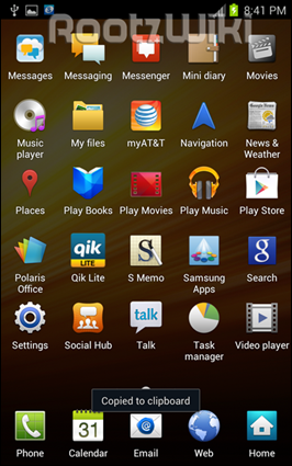 AT&T Samsung Galaxy Note’s Android 4.0.3 ICS Leak