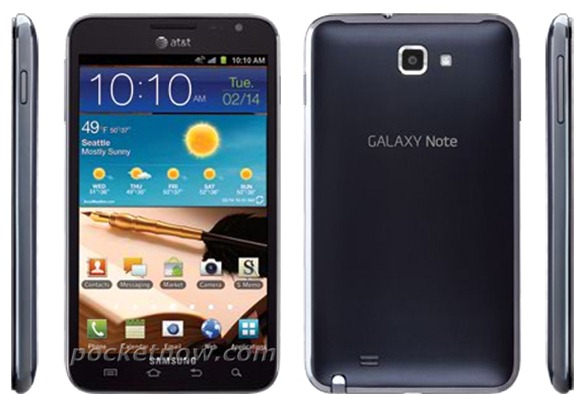 AT&T Samsung Galaxy Note's Press Shot