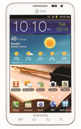 AT&T’s Samsung Galaxy Note