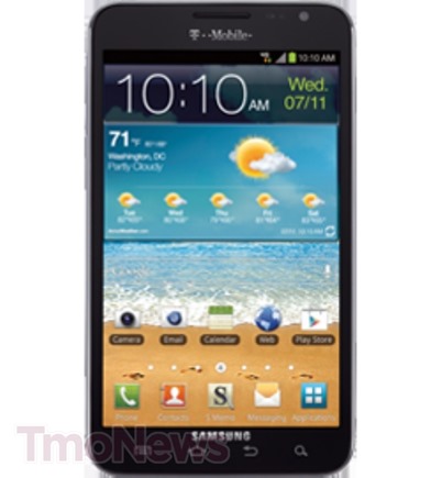 T-Mobile Galaxy Note Press Shot Leak
