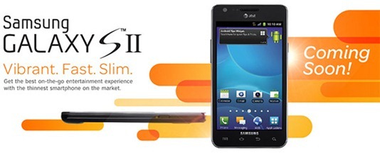 AT&T's Samsung Galaxy S II Sign Up Page Goes Live