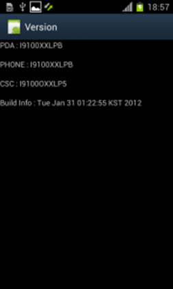 Galaxy S II Android 4.0.3 ICS I9100XXLPB 