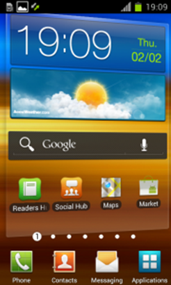 Galaxy S II Android 4.0.3 ICS I9100XXLPB 