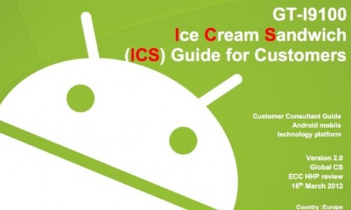 ICS User Guide For Samsung Galaxy S II GT-I9100