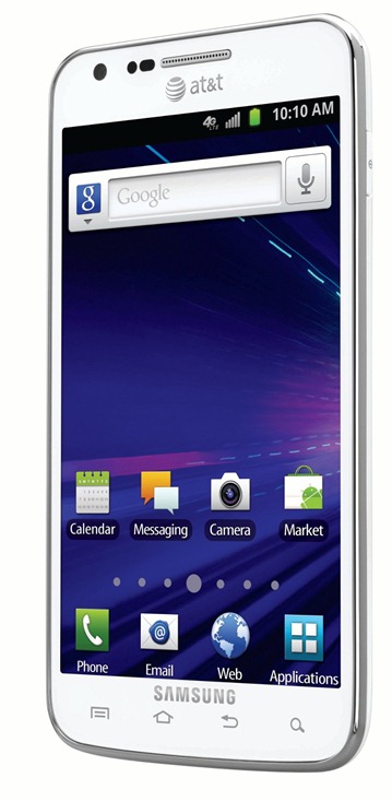 White Samsung Galaxy S II Skyrocket