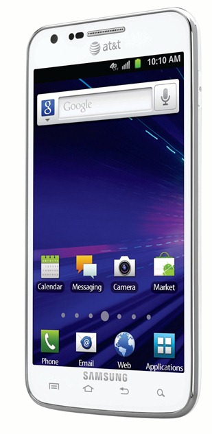 White Samsung Galaxy S II Skyrocket