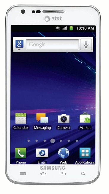 White Samsung Galaxy S II Skyrocket