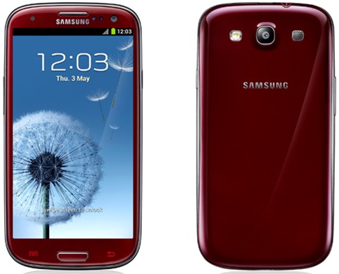 Samsung GALAXY S III Red