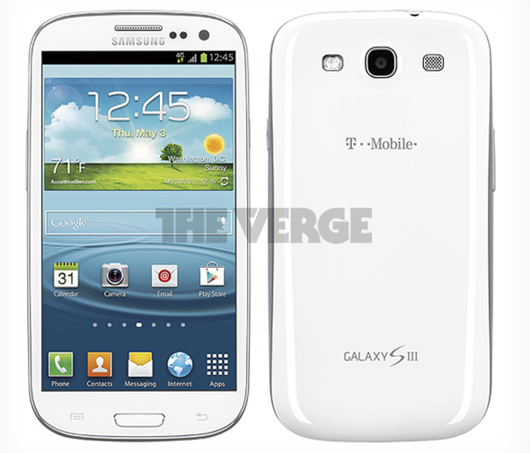 T-Mobile Samsung Galaxy S III Press Shot Leak