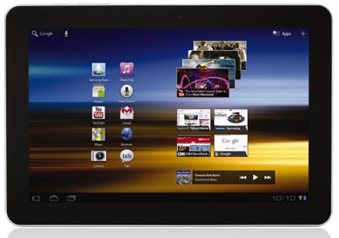 Samsung Galaxy Tab 10.1 With Android 3.1 Honeyomb