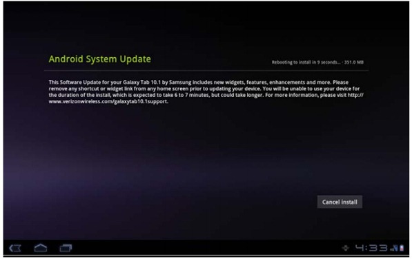 Samsung Galaxy Tab 10.1 LTE  I905-EL01 Update