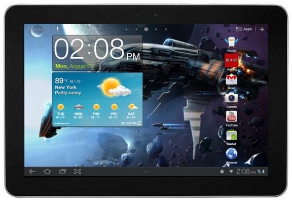 Samsung Galaxy Tab 10.1’s TouchWizUX Update Available Now