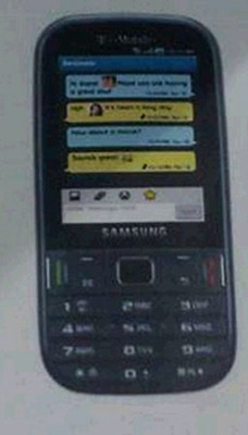 Samsung Gravity TXT Leaked Image