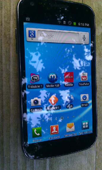 Samsung Hercules T-Mobile front leak