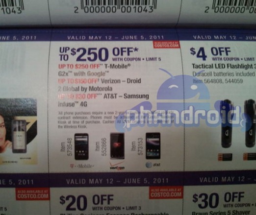 Samsung Infuse 4G ATT's Expected Launch Date