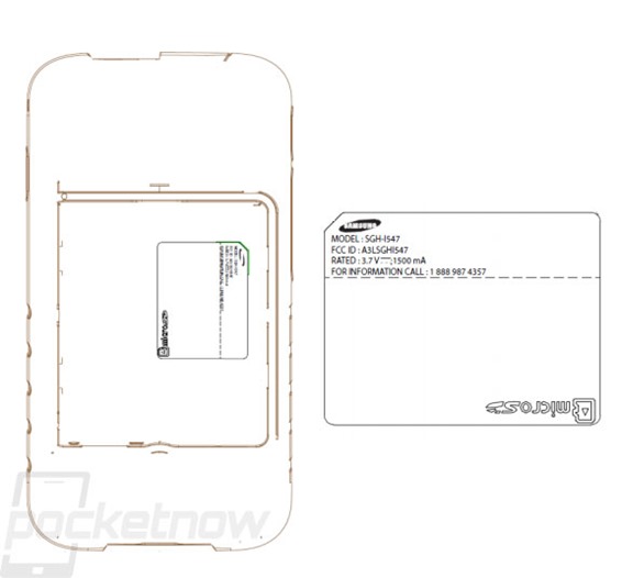 Samsung SGH-I547 Hits FCC