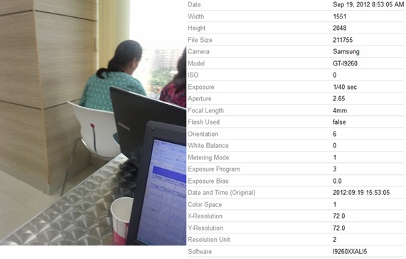 Galaxy Nexus 2 GT-I9260 Camera Sample Shot