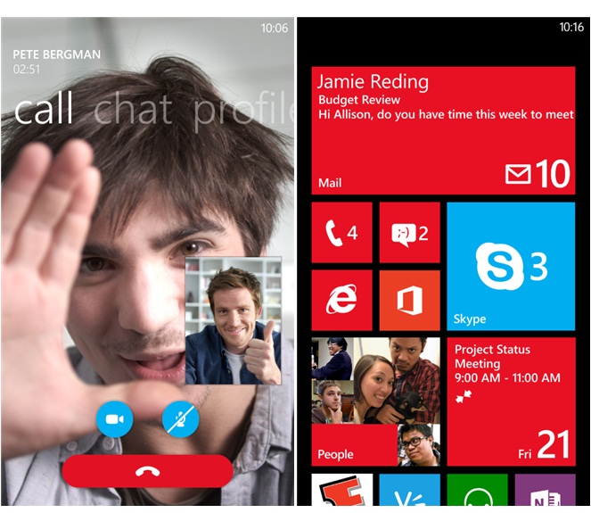 skype preview on windows phone
