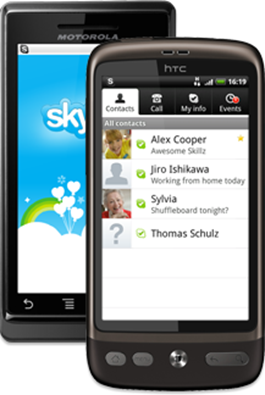 Skype app for Android