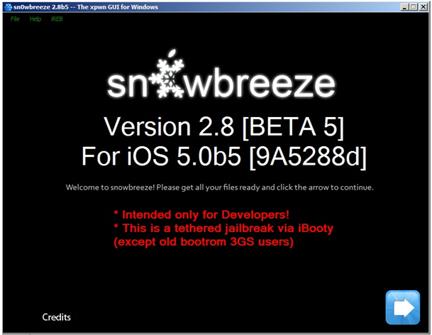 Sn0wbreeze 2.8b5