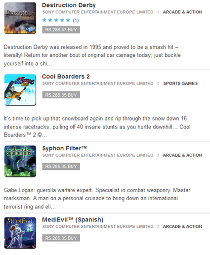 Sony Ericsson PlayStation Games Hits Androd Market