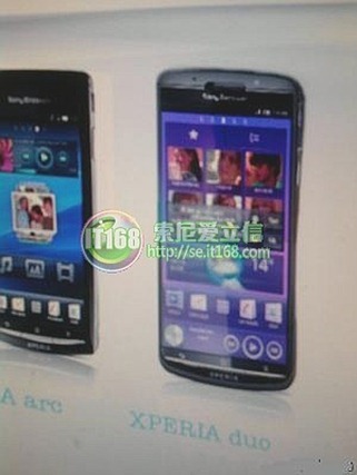 Sony Ericsson Xperia Duo's Leaked Image