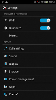 Sony Xperia S Jelly Bean Power Management
