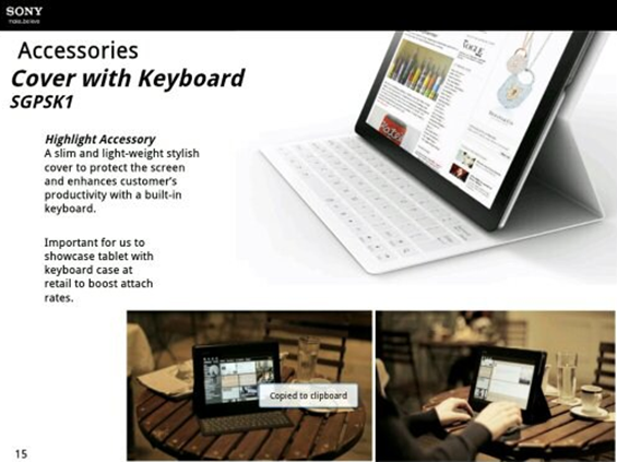 Sony Xperia Tablet Leak