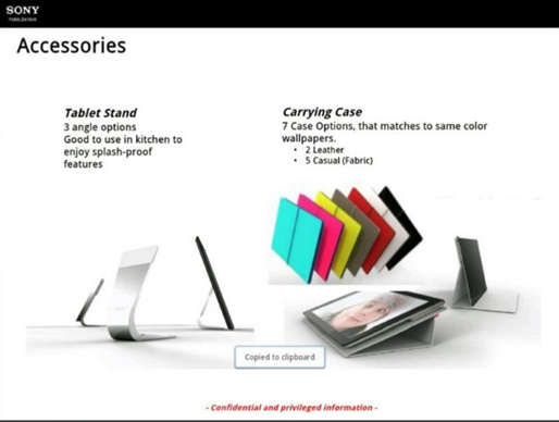 Sony Xperia Tablet Leak