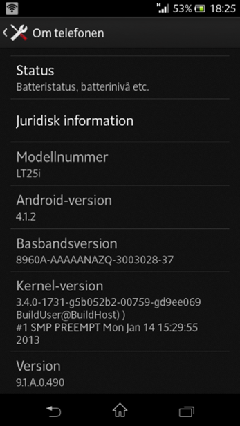Sony-Xperia V-LT25i-Jelly-Bean-Update