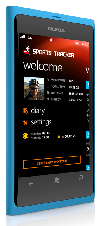 Sports Tracker For Windows Phone 7